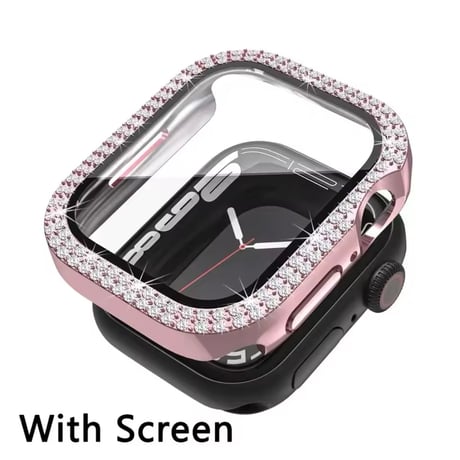 N00140 キラキラフレーム Apple Watchカバー