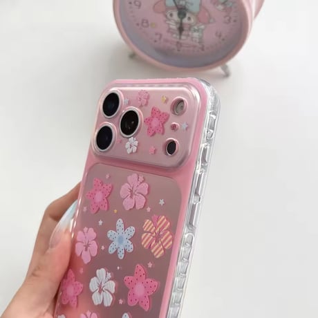 S75637 カラフルフラワーガーデン iPhoneケース