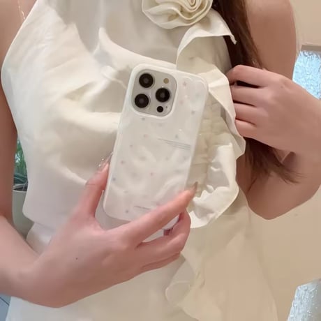 S74866 きらきらリボンスターのiPhoneケース
