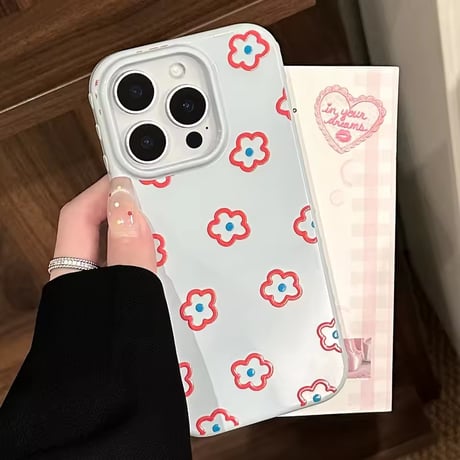 K22992 ポピーガーデン グリップ付きiPhoneケース