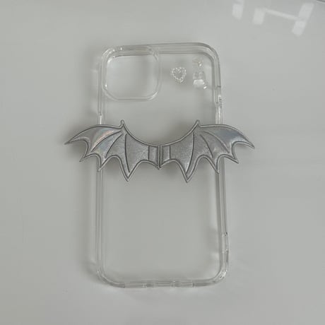 𓊆 nanomita限定アイテム 𓊇 全機種対応！悪魔の羽 推しクリアケースʚ♥ɞ L62146