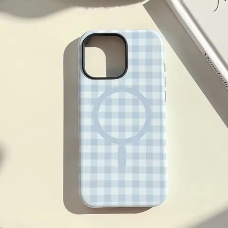 S75323 ギンガムチェック MagSafe対応 iPhoneケース