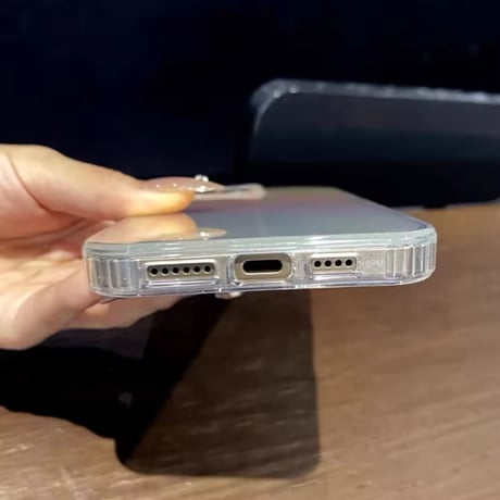 S74608 きらめきホログラムのiphoneケース