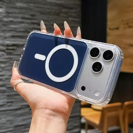 S75155 カラーパネル MagSafe対応クリア iPhoneケース