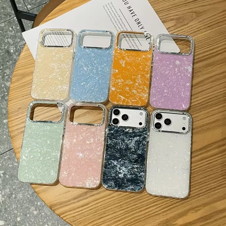 S75555 ニュアンスマーブルカラー iPhoneケース