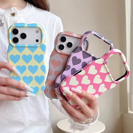 S75499 ポップハートiPhoneケース
