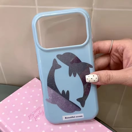 S75630 ドルフィンスイム iPhoneケース