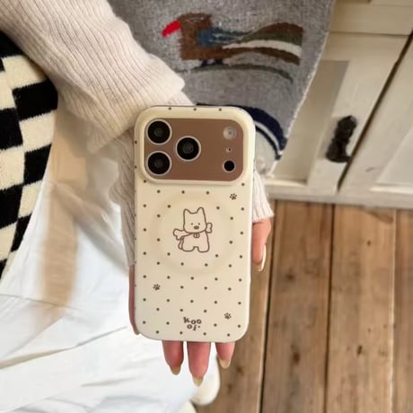 S75403 ゆるくまドット MagSafe対応 iPhoneケース