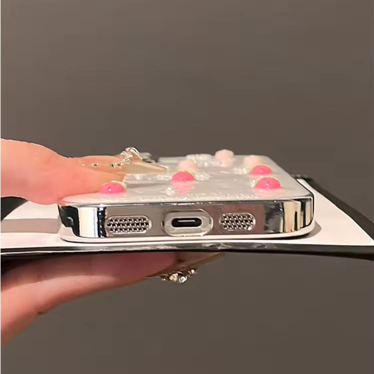 デコ電 iPhoneケース キスマーク 口紅 キラキラケース Amazon.co.jp: APPLE アップル iphone 11用ラインストーンケース