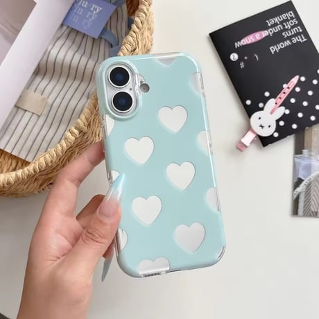 S75638 ハートホールポップ iPhoneケース