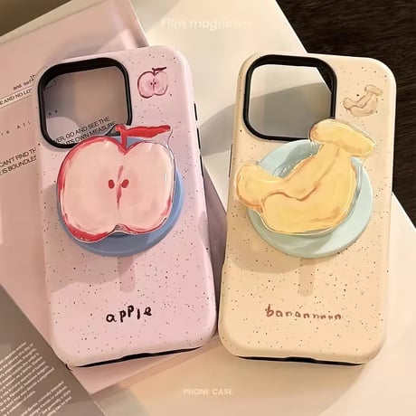 K22933 フルーツポップソケット付き iPhoneケース