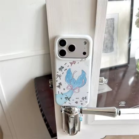 S75670 マーメイドリボンチャーム付き iPhoneケース