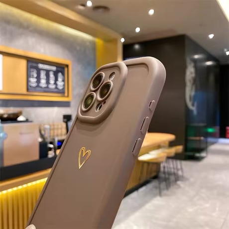 K22613 ハートポイント ショルダーストラップiPhoneケース