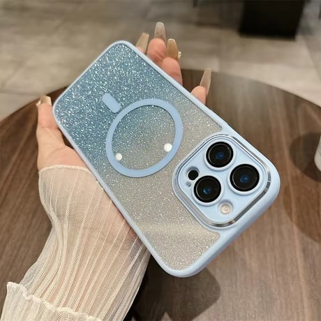 S74960 グリッターシャイン MagSafe対応 iPhoneケース