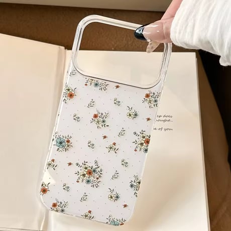 S75201 小花柄 ナチュラルiPhoneケース