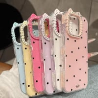 【即納商品】S74974 ドット×ジュエル猫耳カメラ iPhoneケース
