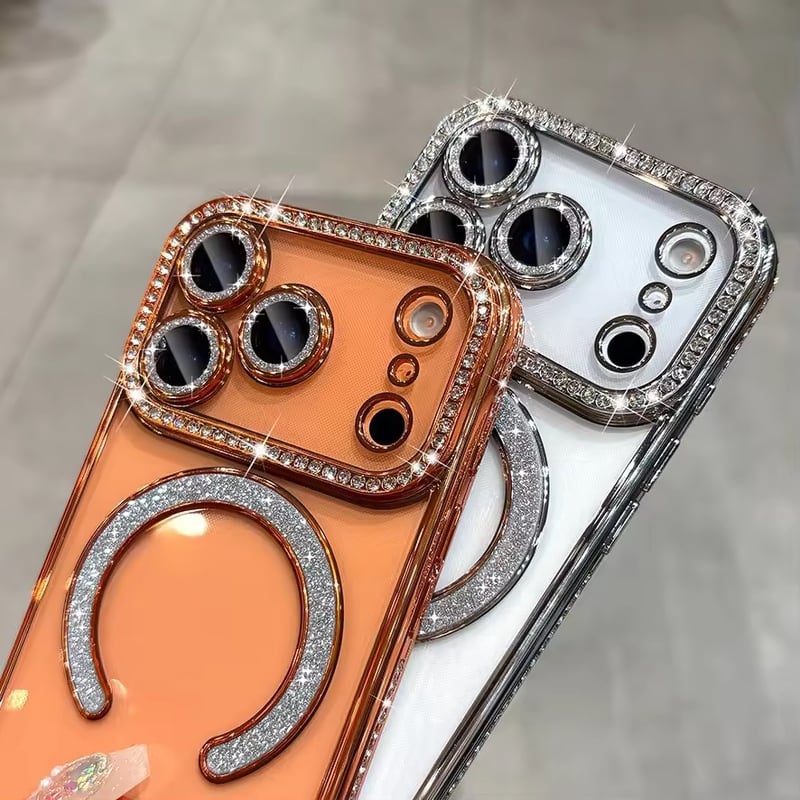 L62326 MagSafe対応 ジュエルラインストーン iPhoneケース | nanomita