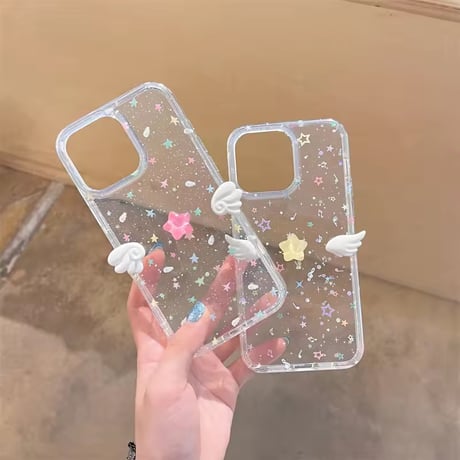 L62276 キラふわスターウィングiPhoneケース