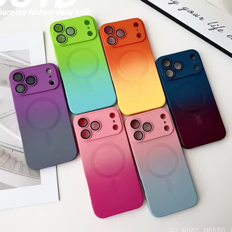 S75138 グラデーションカラー MagSafe対応 iPhoneケース