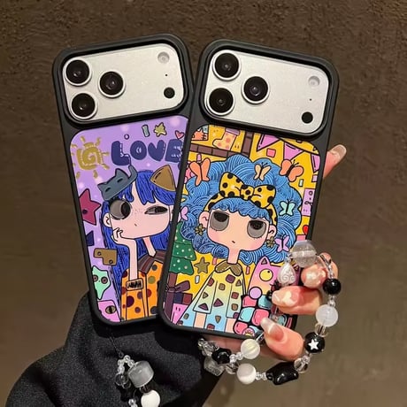 K23151 ポップドールアート iPhoneケース