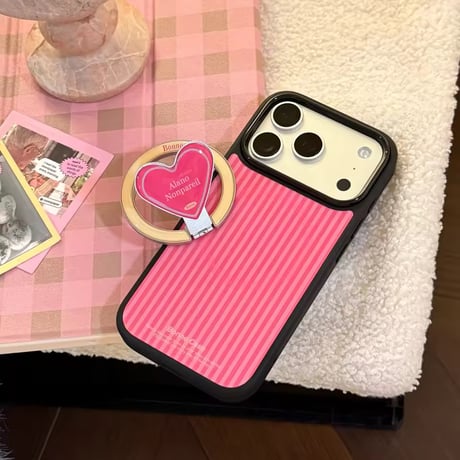 K23136 ハートMagSafeグリップiPhoneケース