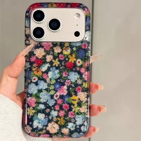 S75405 ガーデンフラワーiPhoneケース