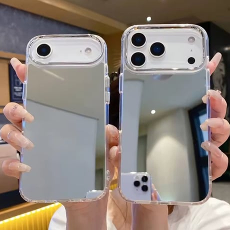 K22906 シンプルクリアミラー iPhoneケース