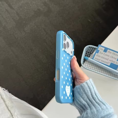 K23106 ハートMagSafeグリップドットiPhoneケース