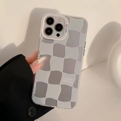 S75567 ニュアンスチェッカーフラッグ iPhoneケース
