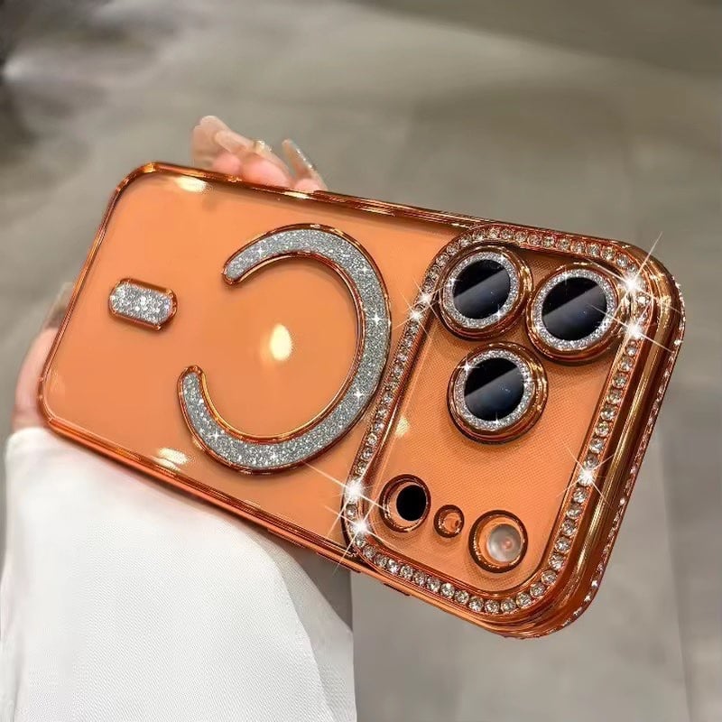 L62326 MagSafe対応 ジュエルラインストーン iPhoneケース | nanomita