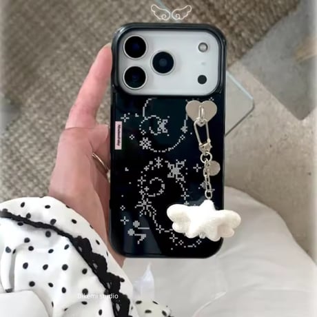 S75550 ドットアニマルのレトロポップiPhoneケース