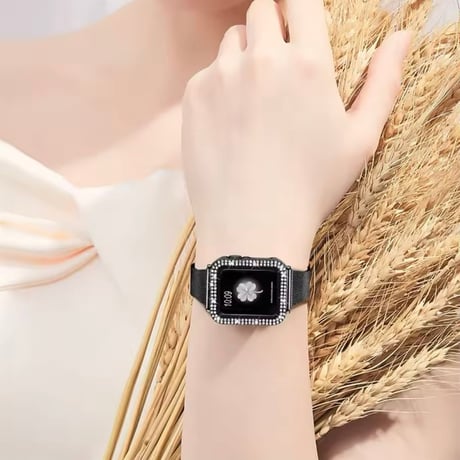 N00140 キラキラフレーム Apple Watchカバー