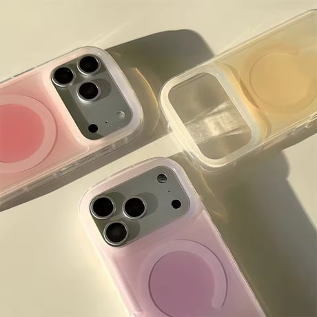 S75335 ふんわりグラデーションMagSafe対応iPhoneケース