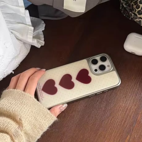 S75301 ハートモチーフ iPhoneケース