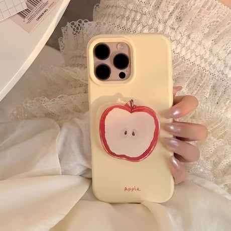 K23149 アップルスライス グリップiPhoneケース