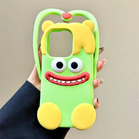 S74537 ハグモンスター iPhoneケース