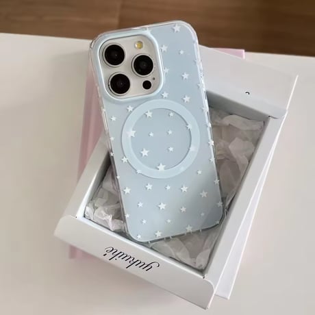 K22897 MagSafe対応スターハートリング iPhoneケース