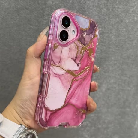 S74896 ラグジュアリーマーブルストーン iPhoneケース