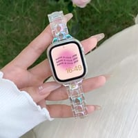 N00043 クリアメタルリンク Apple Watchバンド
