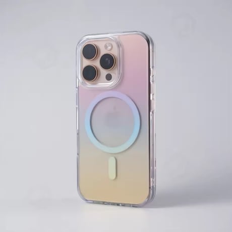 L62327 MagSafe対応 グラデーションクリア iPhoneケース