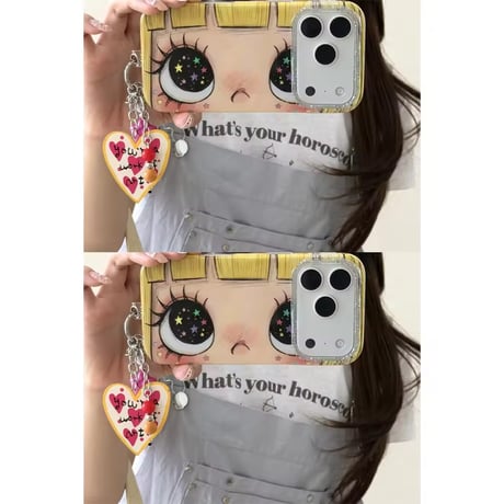 S75564 ドーリーアイズガール iPhoneケース