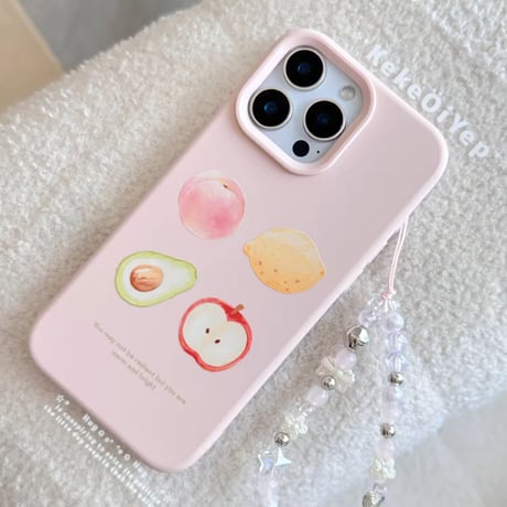 K22827 やさしいフルーツたちのiPhoneケース