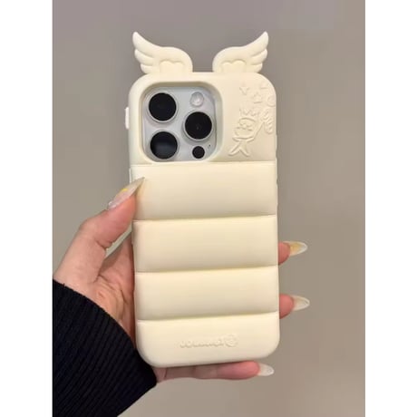 S74699 Angel Wing Puffy iPhoneCase