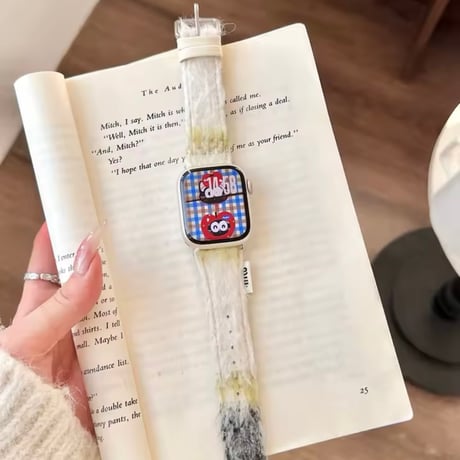N00155 ふわもこカラフル Apple Watchバンド