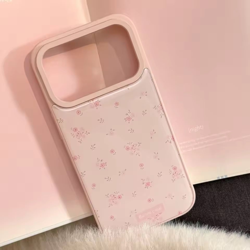 S75202 ピンク小花柄 iPhoneケース | nanomita