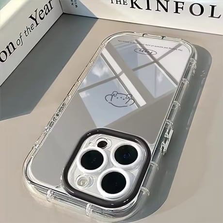 K23112 ゆるアニマルミラーiPhoneケース