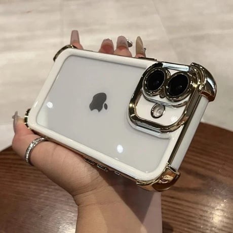 L62104 メタルエッジクリア iPhoneケース