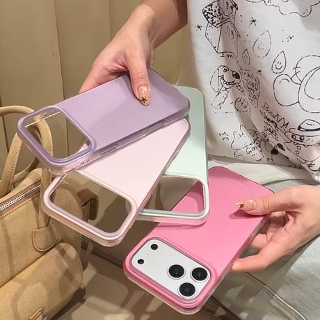 S75547   キャンディーカラーiPhoneケース