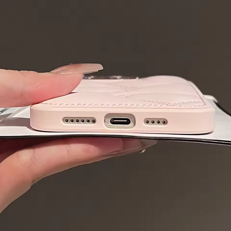 S74983 ハートキルティングiPhoneケース | nanomita