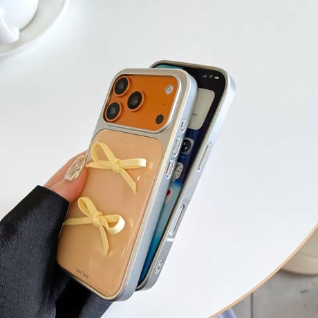 S75128 リボンツインのパステルiPhoneケース